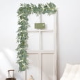 thumbnail image 2 of WRKEKC Clearance Simulated Willows Leaf Eucalyptuss Rattan Artificial Round Apples Leaf Ivy Wedding Party Decoration Eucalyptuss Leaf Rattan, 2 of 6