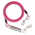 thumbnail image 1 of Heavy Duty Dog Tie Out 8m Long Leash with Spring Swivel Clips Durable Runner Chain for Outdoor Yard Camping, 1 of 4