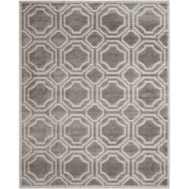 Safavieh Tapis Intérieur Extérieur Amherst Gris - 8 Pieds x 10 Pieds