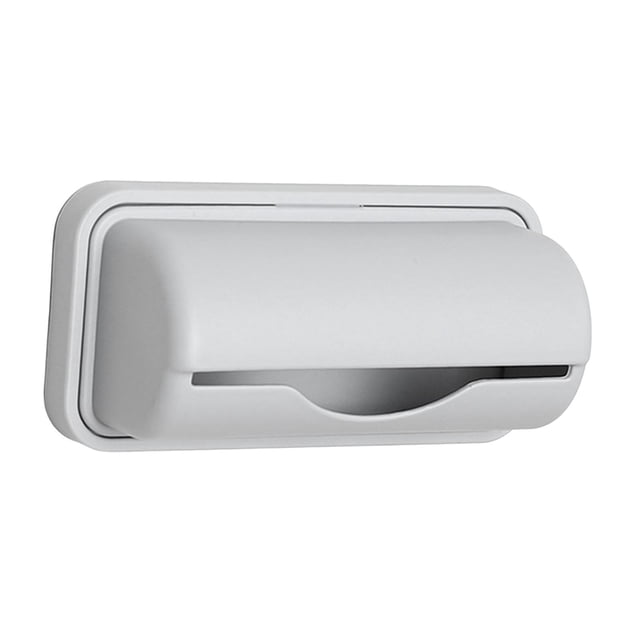 Distributeur de Sacs Poubelle avec Support de Rouleau de Papier, Bacs Suspendus pour Spa Petit Gris