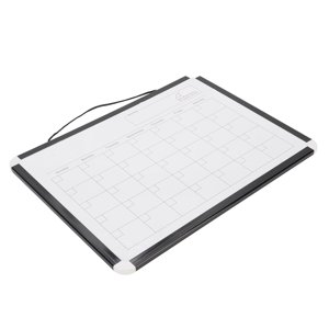 Calendrier magnétique White Board, Remplacement Calendrier mensuel Dry Effase Whiteboard Lightweight pour Office