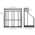 thumbnail image 3 of Soozier 3 Bicycle Bike Stand, Floor Bike Storage Rack with Basket, Hooks, 3 of 10