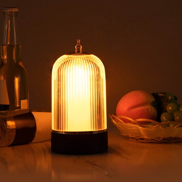RKSTN Desk lamp for Office Home Portable Wireless Birdcage Table Lamp Dimmable Decorative Atmosphere Rechargeable Table Lamp Touching Control Night Light Table lamp