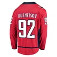 thumbnail image 2 of Evgeny Kuznetsov Washington Capitals NHL Fanatics Breakaway Home Jersey, Small, 2 of 2