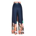 thumbnail image 4 of Birdeem Pantalon Décontracté Ample pour Femmes Grande Taille avec Imprimé Patchwork et Nœud, 4 of 6