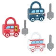 thumbnail image 1 of Kids Early Learning Locks Toys with Keys Numbers Matching Locks Educational Unlocking Toys for Boys Girls, 1 of 10