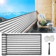 thumbnail image 1 of MesaSe Balcony Privacy Screen 95% Shading UV-Resistant Fence Screen Heat Resistant Outdoor Privacy Screen with Rope Protection Fencing Net for Home Garden Patio Pool Porches Fences, 1 of 8