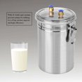 thumbnail image 3 of Domqga Milking Machine, Electric Milking Machine, 2L Electric Milking Machine Portable Stainless Steel Milker for Sheep Cows (110-240V), 3 of 11