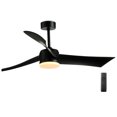thumbnail image 1 of Gymax 52'' Reversible Ceiling Fan with Light 2700K/4200K/6500K LED Ceiling Fan Black, 1 of 10