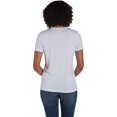 thumbnail image 3 of Hanes Cool DRI T-Shirt Femme, G, Blanc, 3 of 3
