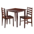 thumbnail image 1 of Winsome Kingsgate 3-Piece Dinning Table with 2 Hamilton Ladder Back Chairs - 94363, 1 of 8