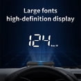 thumbnail image 2 of Car Speed Limit Head Up Display  GPS HUD Head Up Display MPH/KM/Water Temperature Trip MileaAnd Singlege Plug & Play, 2 of 11