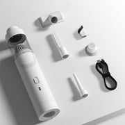 COFEST Handheld Vacuum Cleaner Powerful Strong Suction Handheld Vacuum with Lightweight Design-Portable Vacuum Cleaner Rechargeable for Car Home Cleaning White