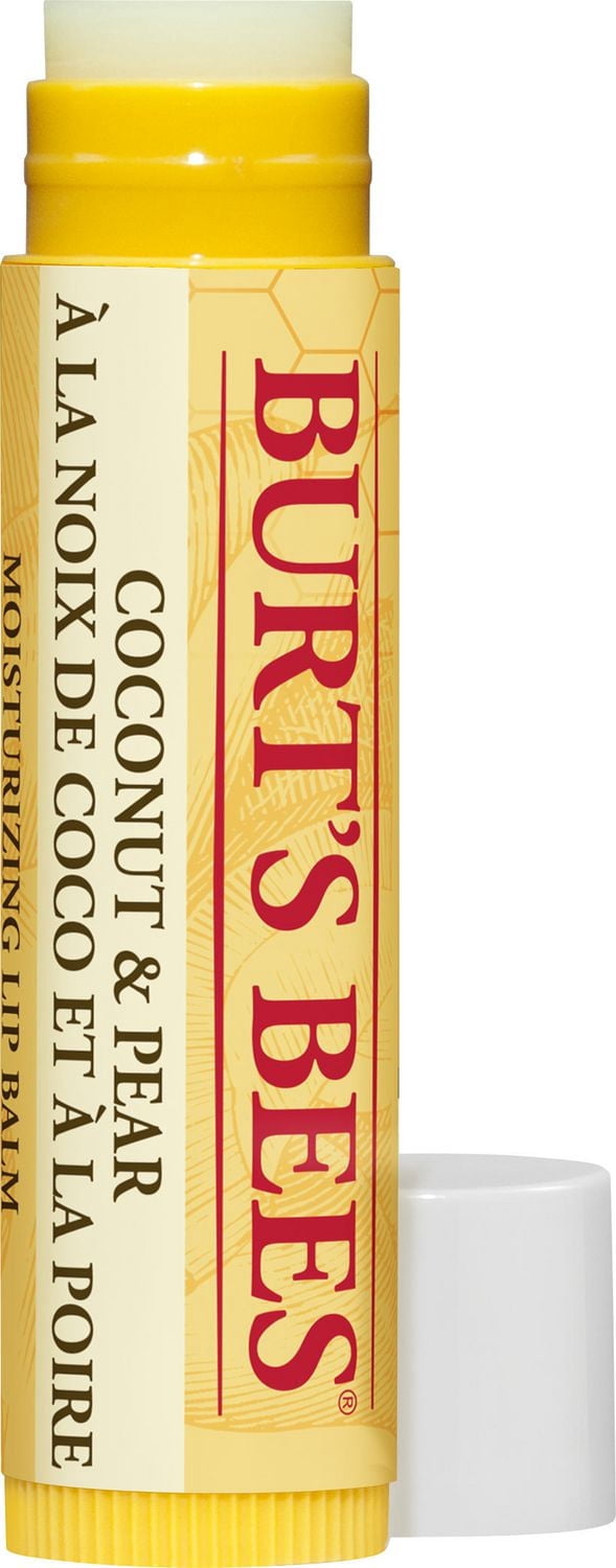 Burt’s Bees 100% Natural Moisturizing Lip Balm, Coconut & Pear -