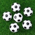 thumbnail image 3 of Shisuyan NUOLUX 6PCS 32mm Table Football Balls Black/White Ball, 3 of 8
