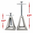 thumbnail image 3 of PEAKTOW RV Trailer Camper Aluminum 6,000 lbs 17&acirc;? Extends Stabilizer Stacker Jack Stand 4PK, 3 of 6