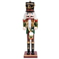 thumbnail image 1 of Miangastore Christmas Desktop Nutcracker Wooden Nutcracker Ornament Xmas Tabletop Nutcracker, 1 of 8