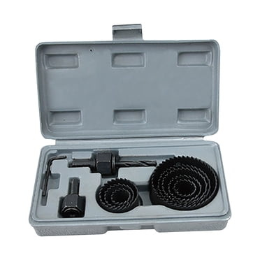 Ensemble de Perceuse Trousse d'Outils Scie à Trous pour le Travail du Bois Ensemble Ouvre-Trou pour le Travail du Bois Accessoires de Perceuse Électrique Scie à Trous de 2 Pouces Scie à Trous de 1 3/4