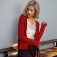 thumbnail image 2 of Formal Cardigan Sweater Dresses for Women Thick Sweater Cardigan plus Size Short Cardigan Summer Sweaters for Women Open Front Light Sweaters for Women Open Front Titanium Snap Cardigan Sweaters for, 2 of 4