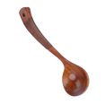 thumbnail image 3 of Long Handle Spoon, Glossy Edges Multifunctional Wooden Spoon Scratch Resistant With Hanging Hole For Food Stirring Type 1, 3 of 8