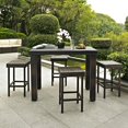 thumbnail image 4 of Crosley Palm Harbor Wicker Counter Height Patio Dining Table in Brown, 4 of 5
