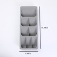 thumbnail image 3 of Vadktai Silverware Drawer Organizer , Plateau à Couverts Extensible pour la Cuisine, Plateau d'Ustensiles Réglable Porte-Couverts, Rangement Compact en Plastique pour Cuillères Fourchettes Couteaux, 3 of 9