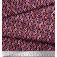 thumbnail image 3 of Soimoi Cotton Poplin Fabric Leaves Small Decor Fabric Printed Yard 56 Inch Wide, 3 of 3