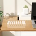 thumbnail image 4 of CRILSTYLEO Acrylic Desktop Cell Phone Holder Stand with Multi Device Storage Slots, 4 of 8