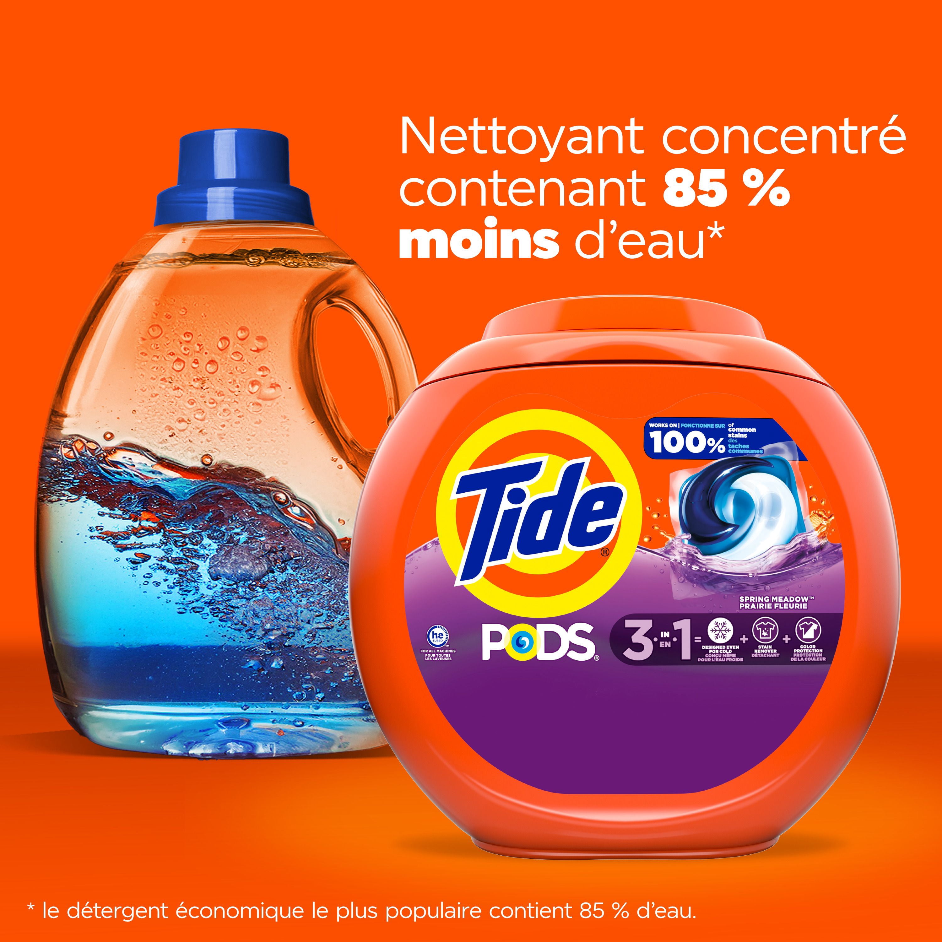 Tide Laundry Detergent Pods, Sring Meadow Scent, 76 Count