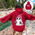 thumbnail image 2 of WEAIXIMIUNG Womens Sweatshirt Graphic Ladies' Letter Printed Hooded Sweatshirt, 2 of 5