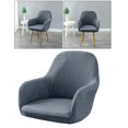 thumbnail image 4 of Dining Chair Covers Jacquard High Elastic Slipcovers Seats Chairs Dark Gray, 4 of 8