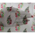 thumbnail image 4 of oneOone Viscose Chiffon Fabric Leaves & Floral Block Fabric Prints By Yard 42 Inch Wide, 4 of 4