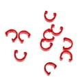 thumbnail image 2 of 10Pcs/Set Clamps, Bike Housing Hose Clamps, Universal for Brake Derailleur Cables - Choose Colors Red, 2 of 6