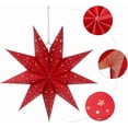 thumbnail image 3 of Hanging Christmas Lights LED Star Cut-Out Paper and Wood Decor for Indoor Use 1 Pack, 3 of 5
