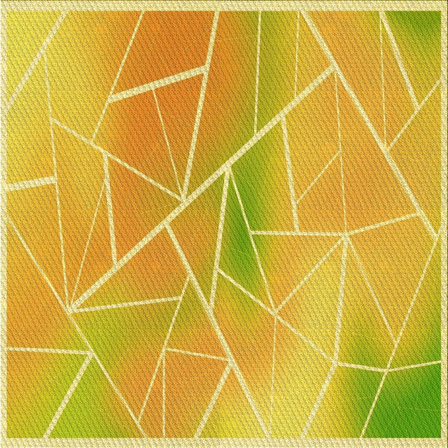 Ahgly Company Tapis d'Intérieur Lavable en Machine Carré Transitionnel Jaune Banane, 5 Pieds Carré