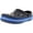 Charcoal/Ocean, variant on Crocs Men's Crocband Navy Ankle-High Rubber Sandal - 13M