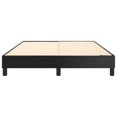 thumbnail image 3 of vidaXL Bed Frame Black 137x190 cm Full Faux Leather, 3 of 5