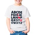 thumbnail image 4 of Chandails pour Filles Col Rond Imprimé Filles T-Shirts à Manches Courtes Été Vêtements Fillette Chandails Fille 3-4 Ans Mode Filles, 4 of 4