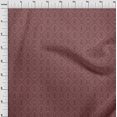 thumbnail image 4 of oneOone Rayon Maroon Fabric Geometric Sewing Craft Projects Fabric Prints By Yard 56 Inch Wide, 4 of 4