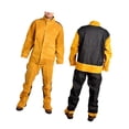 thumbnail image 2 of TISHITA Leather Welding Jacket Pants Suit Fire Resistant Anti Scald Welders Overalls XL, 2 of 8