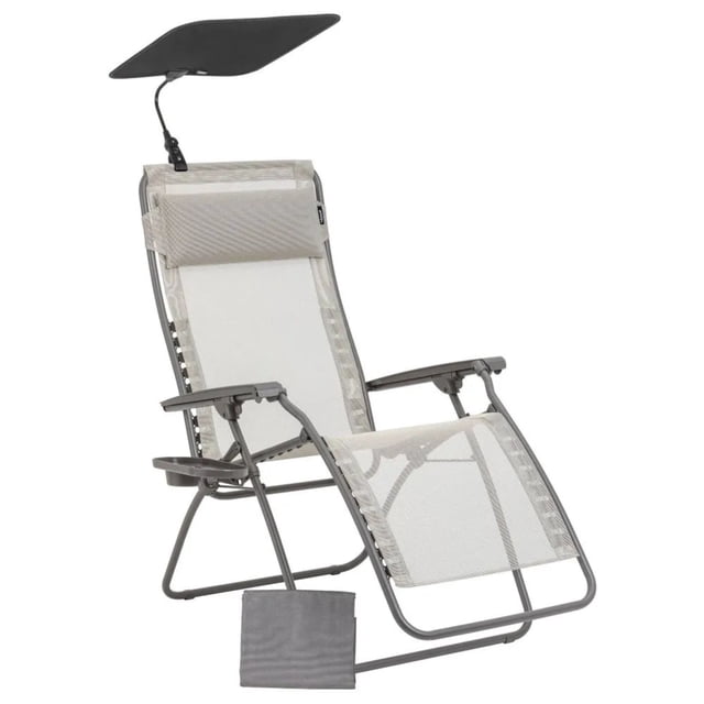 Lafuma Zen Edition Chaise de Détente Réglable, Fauteuil à Accoudoirs Multi-Positions, Seigle