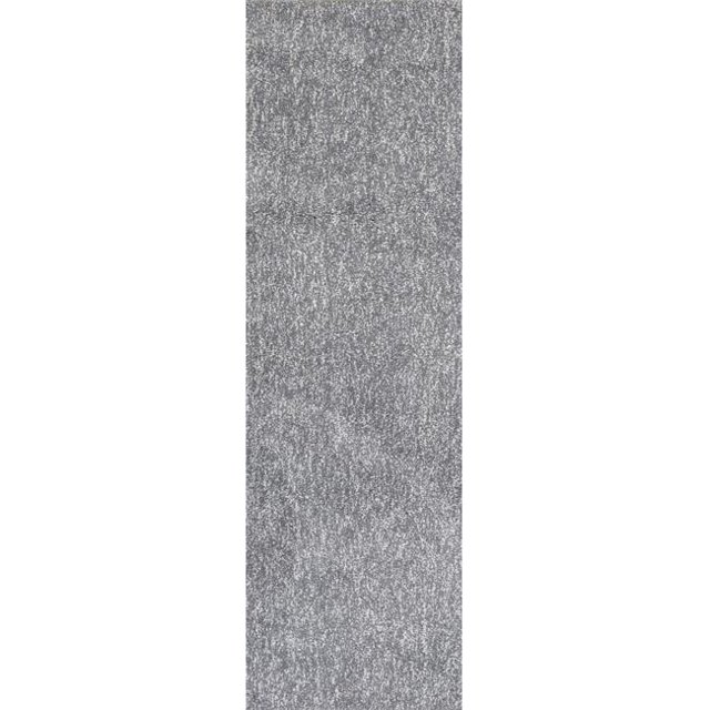 HomeRoots 353889 2 ft. 3 in. x 7 ft. 6 in. Runner Polyester Grey Heather Area Rug