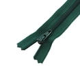 thumbnail image 2 of UNIQUE CREATIV All-Purpose Closed-End Zipper, 18 cm (7.1 in), Forest Green, 2 of 3