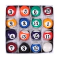 thumbnail image 4 of Ensemble de Boules de Billard 25 mm / 38 mm en Résine Petites Boules de Queue de Billard Ensemble Complet 25 mm, 4 of 7