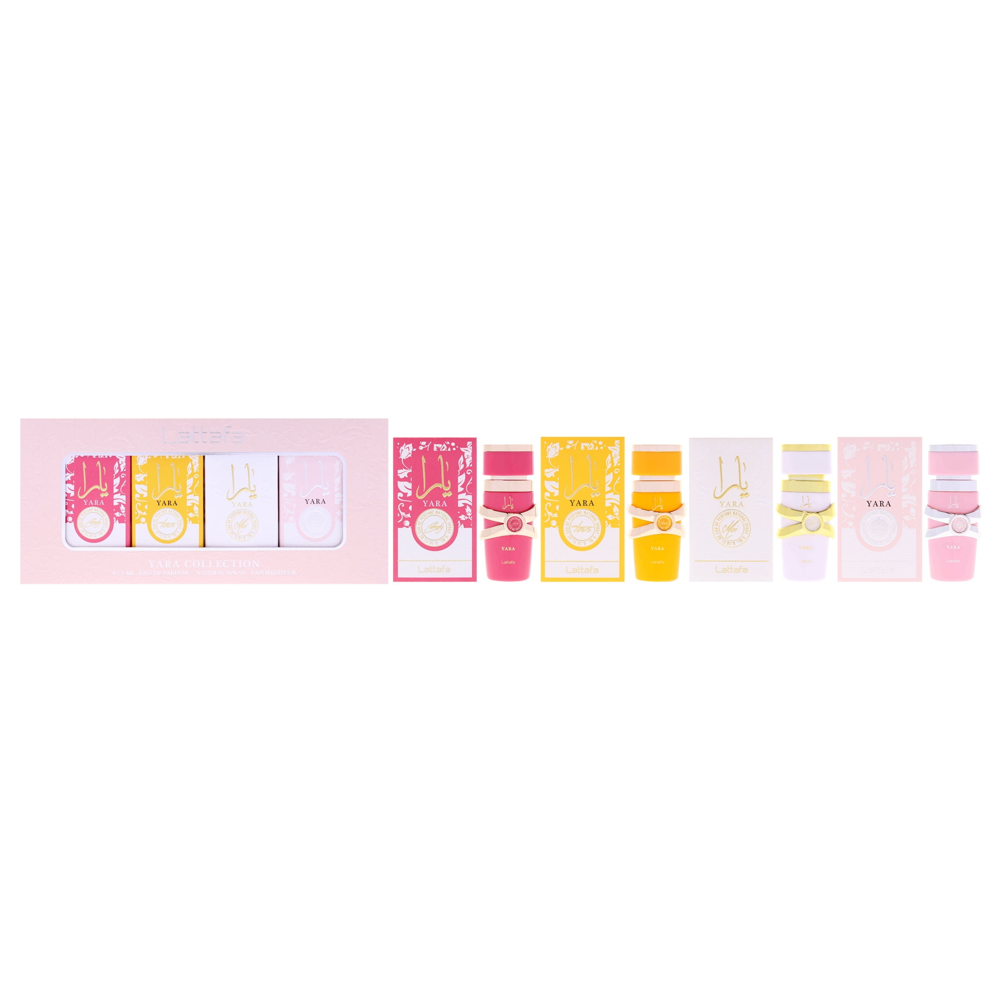 Yara Collection by Lattafa for Women - 4 Pc Mini Gift Set 0.16oz