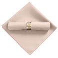 thumbnail image 2 of Napkins Cloth Washable, Beige Cloth Napkins, 18.9x18.9Inch Soft Cotton Dinner Napkins Cloth, Rustic Table Napkins, 6Pcs Reusable Table Napkin with Hemmed Edges, 2 of 7
