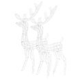 thumbnail image 2 of vidaXL Acrylic Reindeer Christmas Decorations 2 pcs 120 cm Blue, 2 of 5