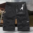 thumbnail image 2 of DPTALR Men's Cargo Half Pants Regular Classic Men Overalls Summer Shorts for Men, 2 of 3