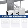 thumbnail image 3 of 100pcs Plastic Hook PET Hook Hanging Piece PVC Hook Aircraft Hook Hole K6A2, 3 of 8