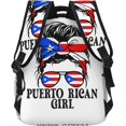 thumbnail image 4 of Faith Over Fear Patriotic Christian Cross American Flag Laptop Backpacks Double Shoulder Laptop Pack Bag Daypack Back Pack Bags Rucksack Computer Bag with Side Pockets Front Zipper Pockets, 4 of 6